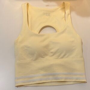 Aerie Light Yellow Sports Bra